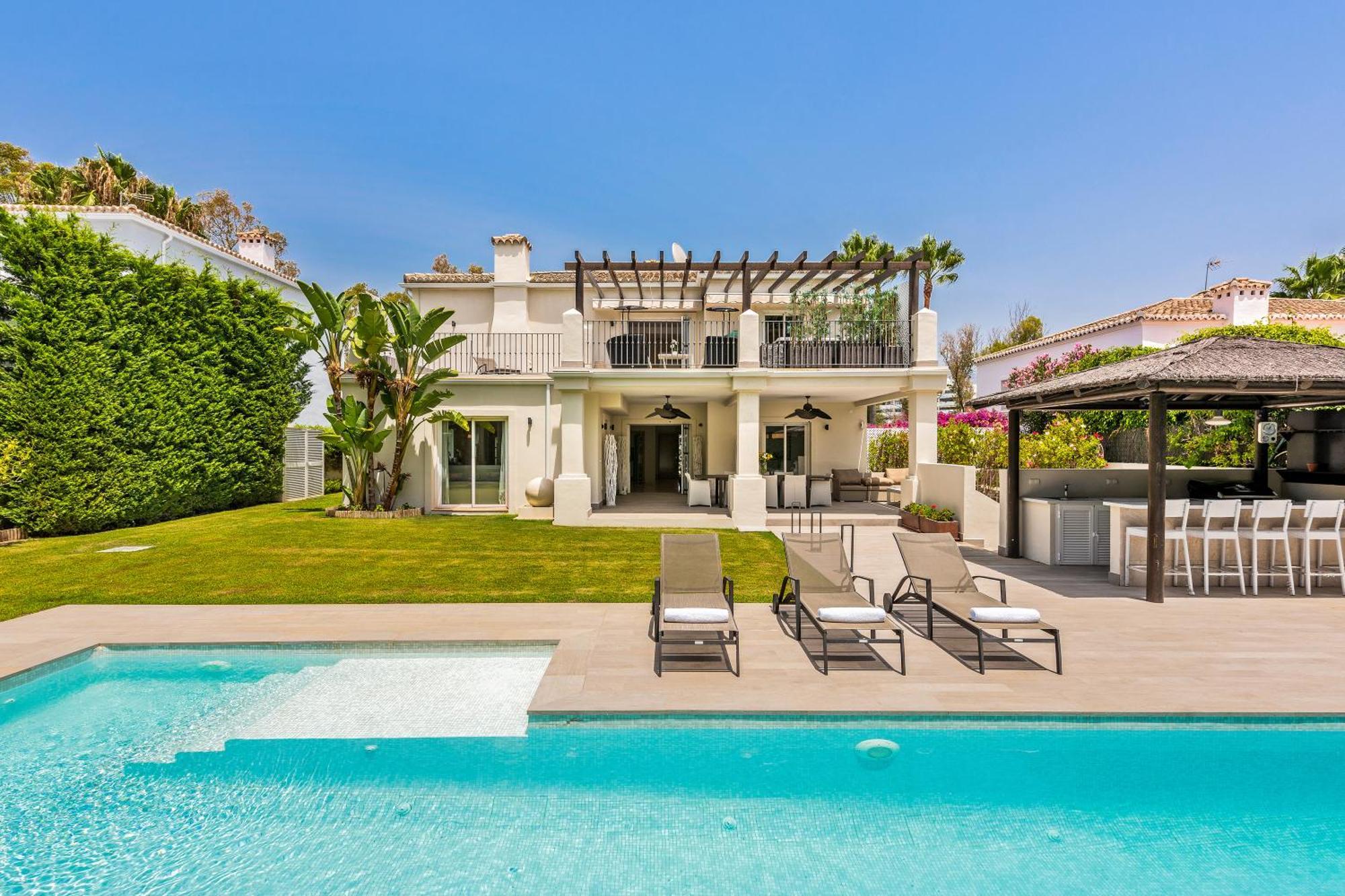 Villa Zacaluca Pool Whirlpool Sauna&Gym Marbella Esterno foto