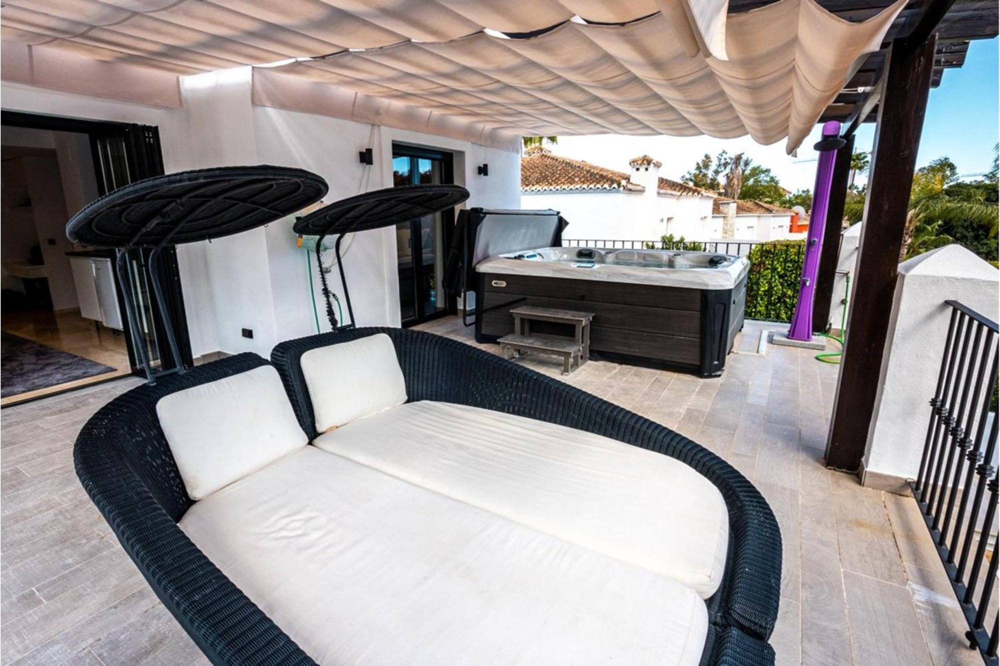 Villa Zacaluca Pool Whirlpool Sauna&Gym Marbella Esterno foto