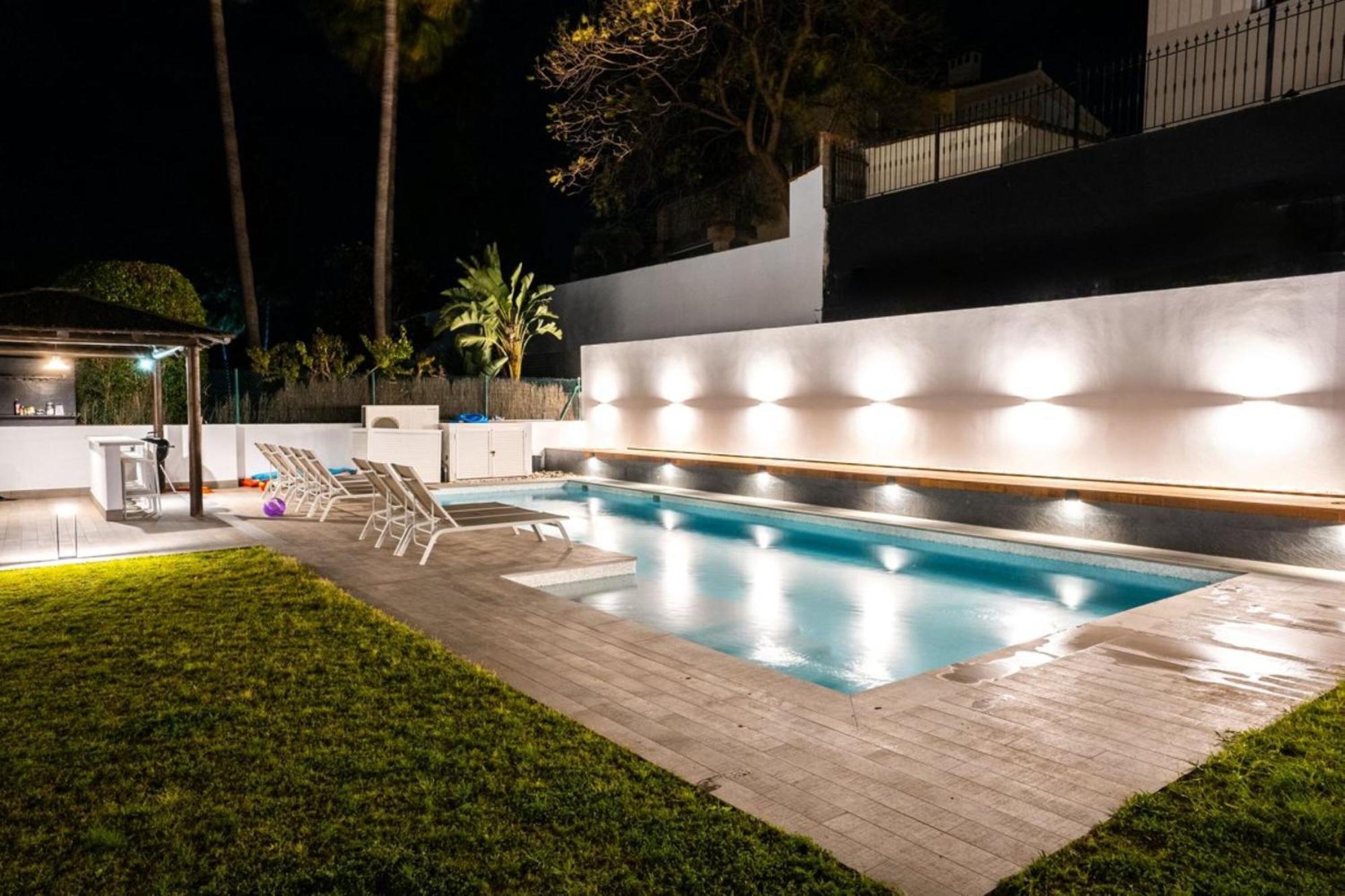 Villa Zacaluca Pool Whirlpool Sauna&Gym Marbella Esterno foto