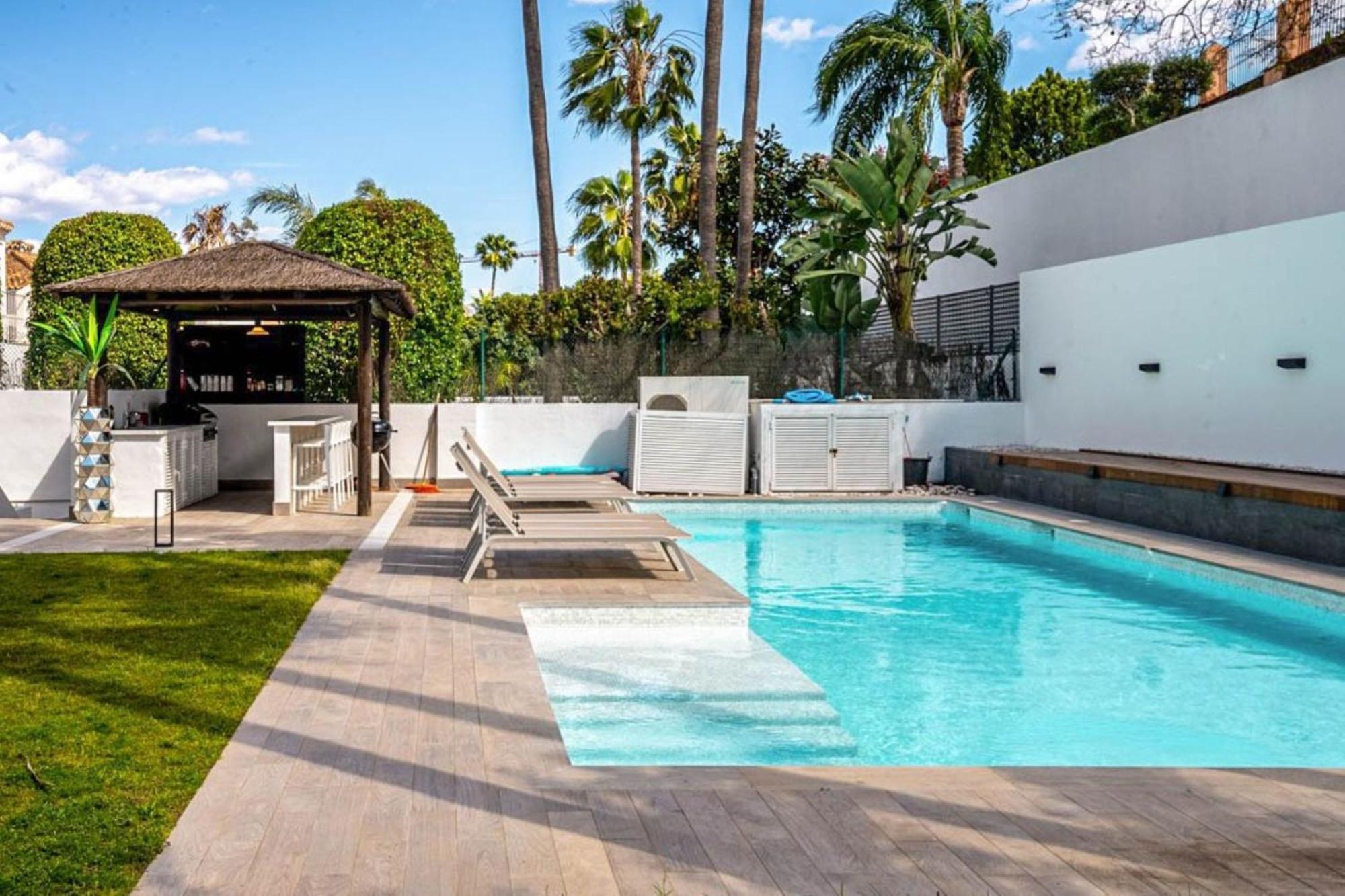 Villa Zacaluca Pool Whirlpool Sauna&Gym Marbella Esterno foto