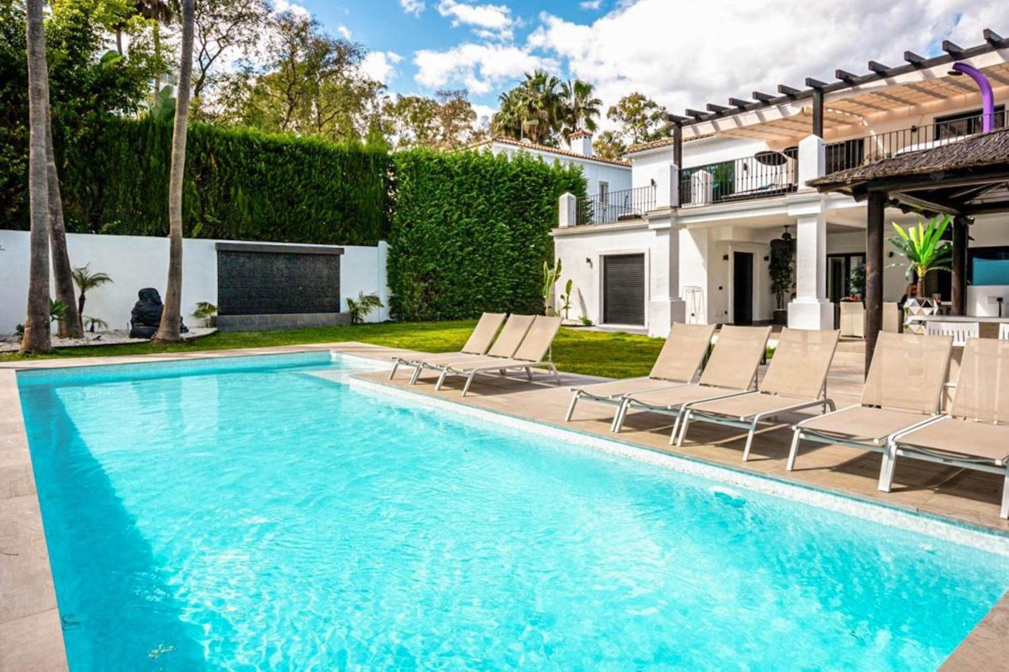Villa Zacaluca Pool Whirlpool Sauna&Gym Marbella Esterno foto