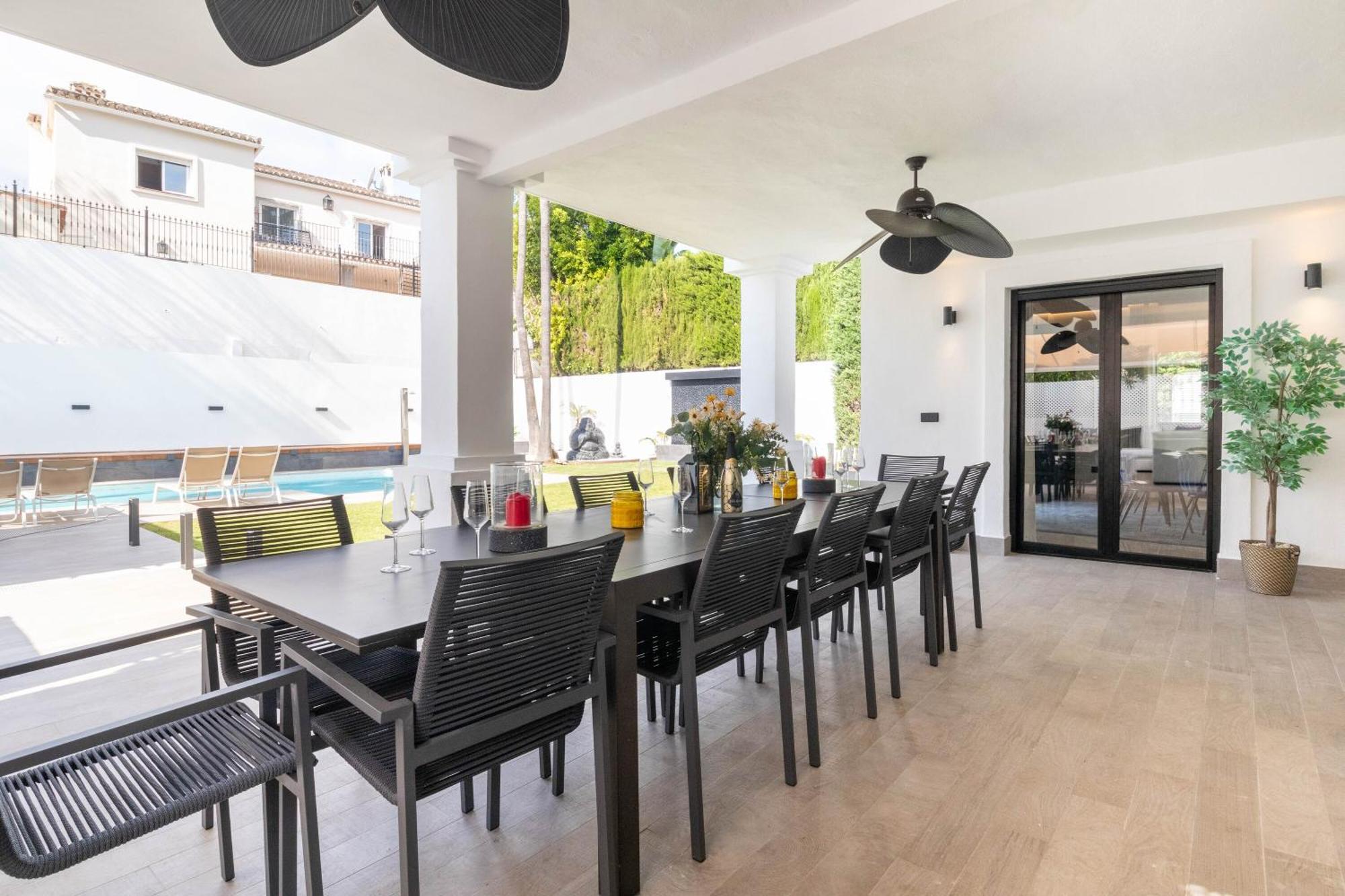 Villa Zacaluca Pool Whirlpool Sauna&Gym Marbella Esterno foto