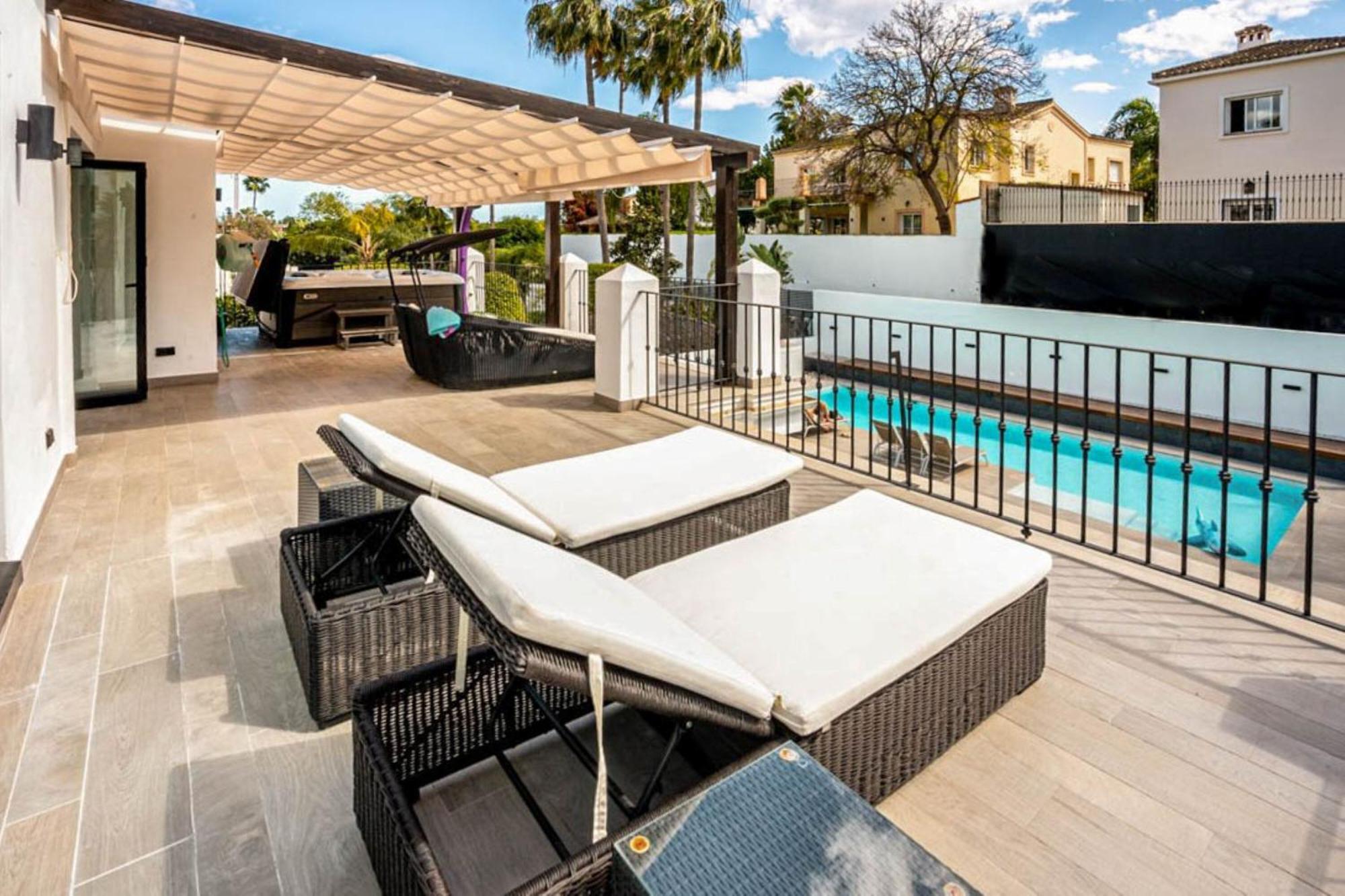 Villa Zacaluca Pool Whirlpool Sauna&Gym Marbella Esterno foto