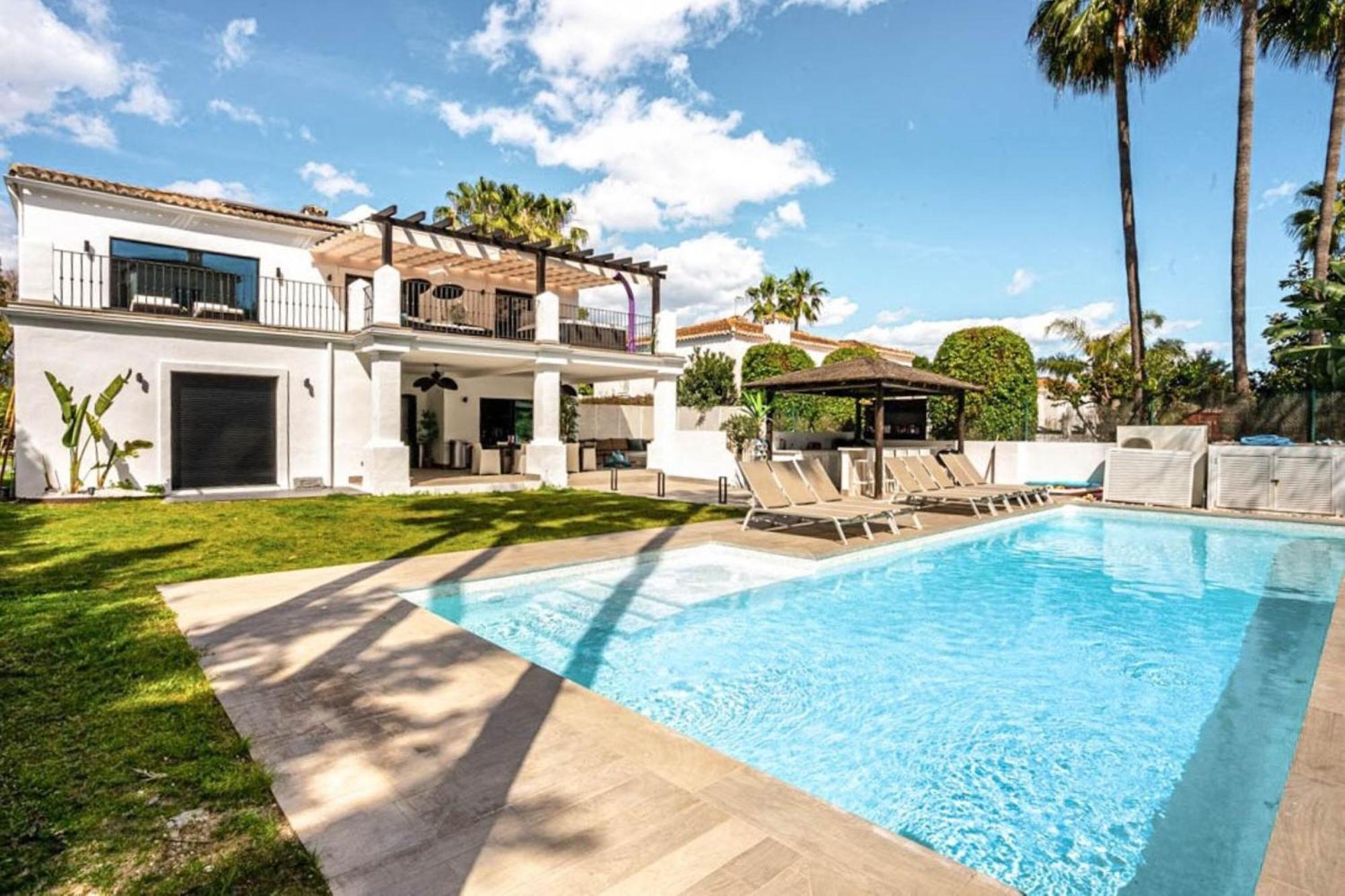 Villa Zacaluca Pool Whirlpool Sauna&Gym Marbella Esterno foto